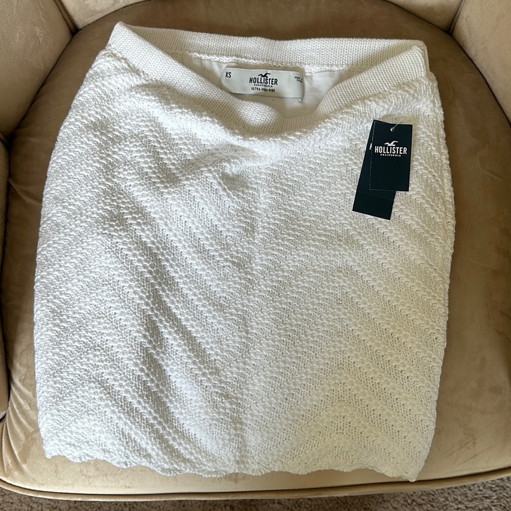 Hollister crochet skirt